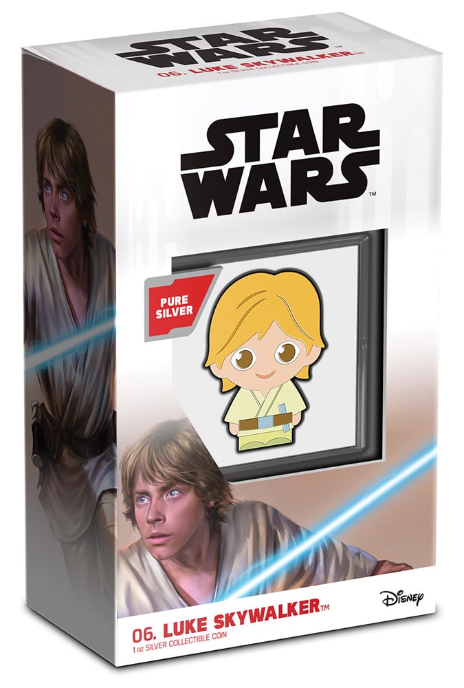 Luke Skywalker 1oz Silver Coin by New Zealand Mint