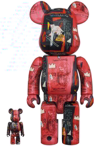 Be@rbrick Andy Warhol X Jean Michel Basquiat #1 100% & 400