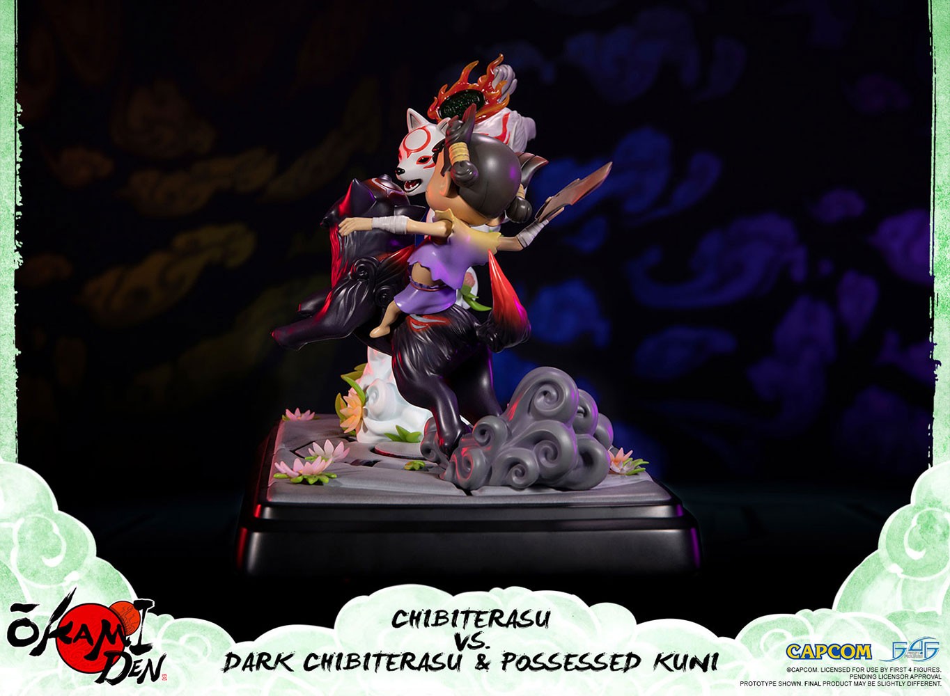 Chibiterasu vs Dark Chibiterasu & Possesed Kuni (Prototype Shown) View 2