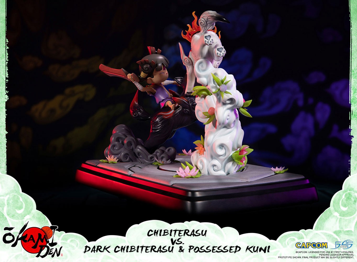 Chibiterasu vs Dark Chibiterasu & Possesed Kuni (Prototype Shown) View 7