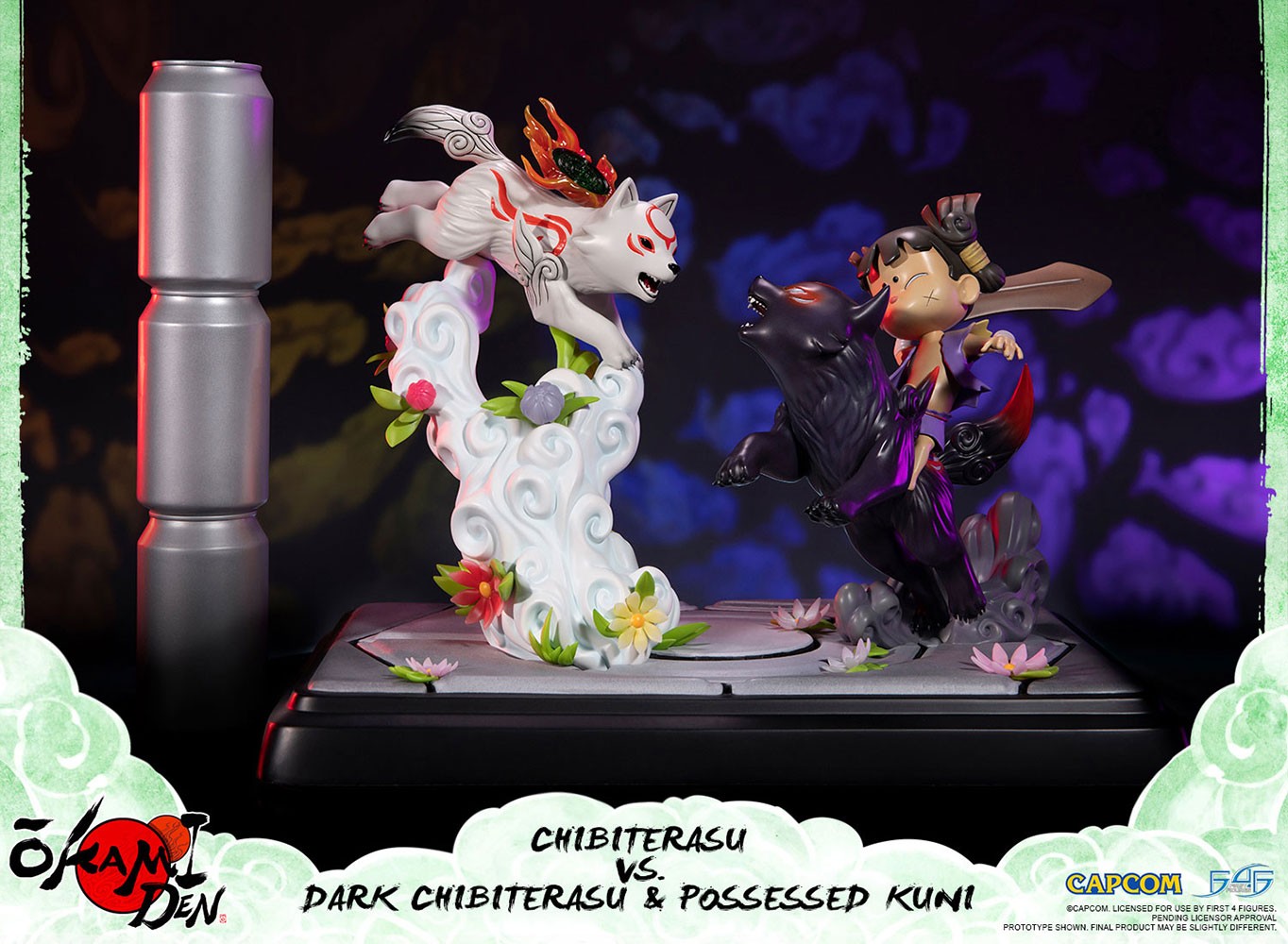 Chibiterasu vs Dark Chibiterasu & Possesed Kuni (Prototype Shown) View 4