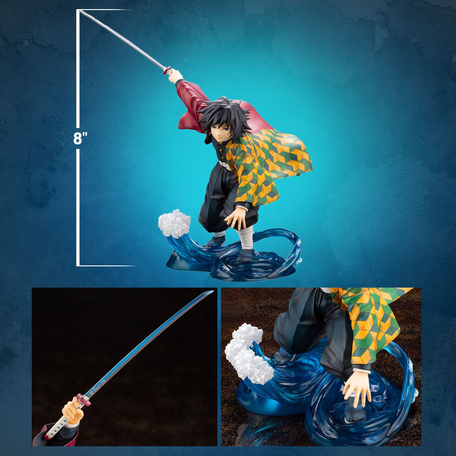 Demon Slayer Giyu Tomioka Statues  (Prototype Shown) View 2