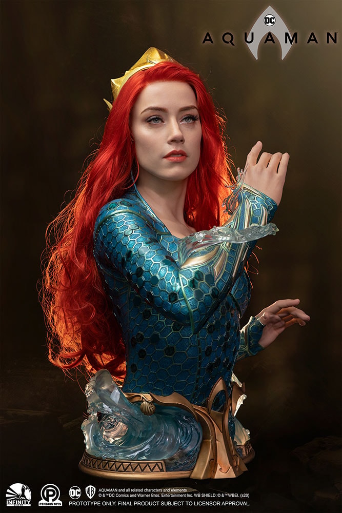 DC Comics Mera Life-Size Bust  (Prototype Shown) View 12