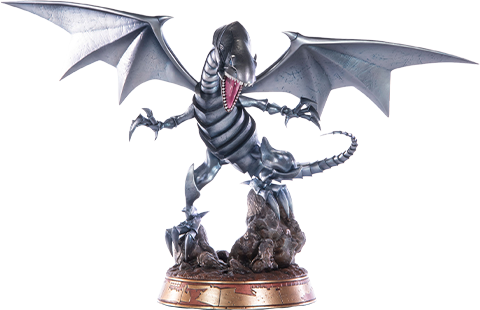 Yu-Gi-Oh! Blue-Eyes White Dragon (Silver Variant) Statues  (Prototype Shown) View 22