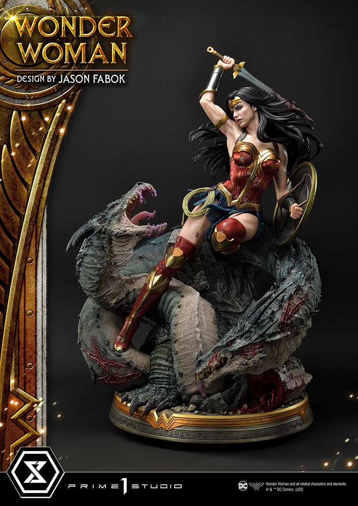 Wonder Woman VS Hydra Statue by Prime 1 Studio | Sideshow Collectibles