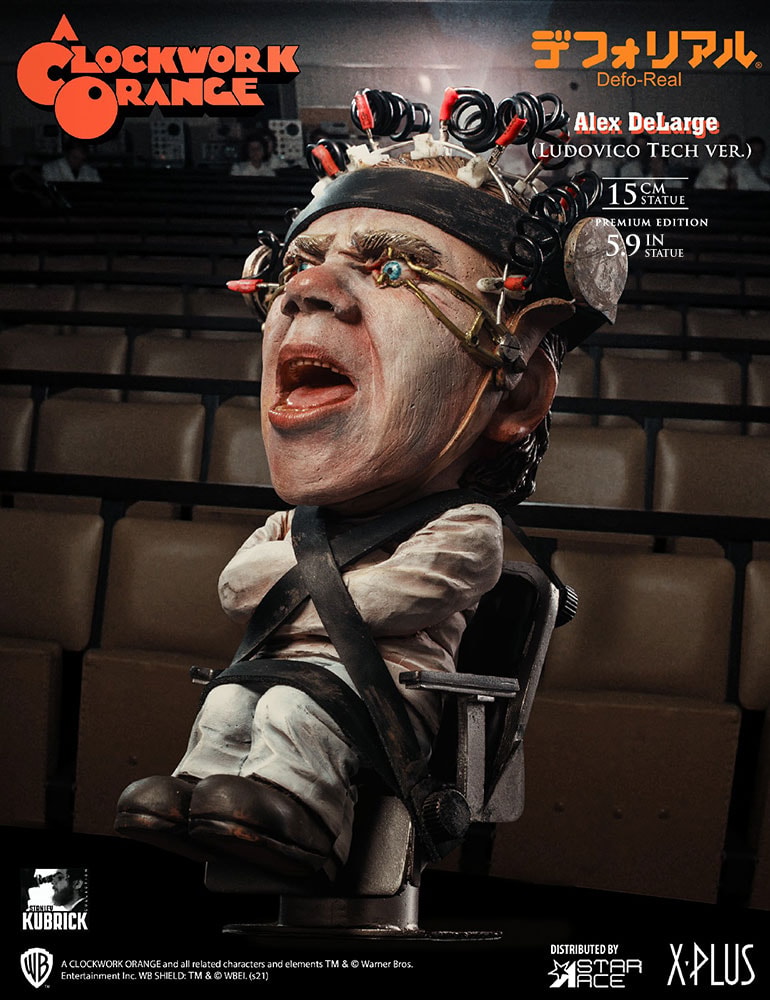 A Clockwork Orange Alex DeLarge 2.0 (Ludovico Tech Version) Statues  View 8