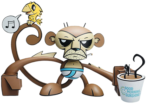 Good Morning Sunshine Monkey View 3
