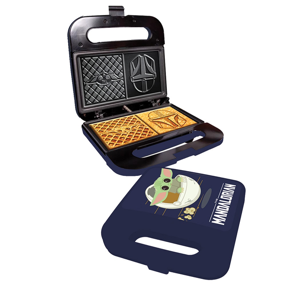 The Child and Mandalorian Dual Square Waffle Maker