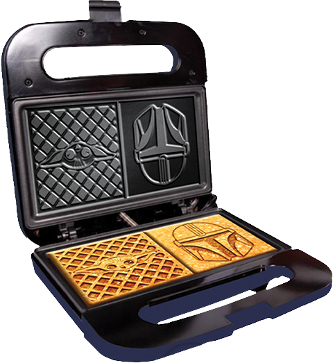 The Child and Mandalorian Dual Square Waffle Maker