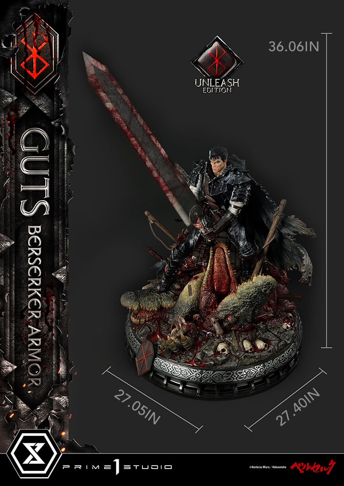 Berserk Guts Berserker Armor (Unleash Edition) Statues  (Prototype Shown) View 15
