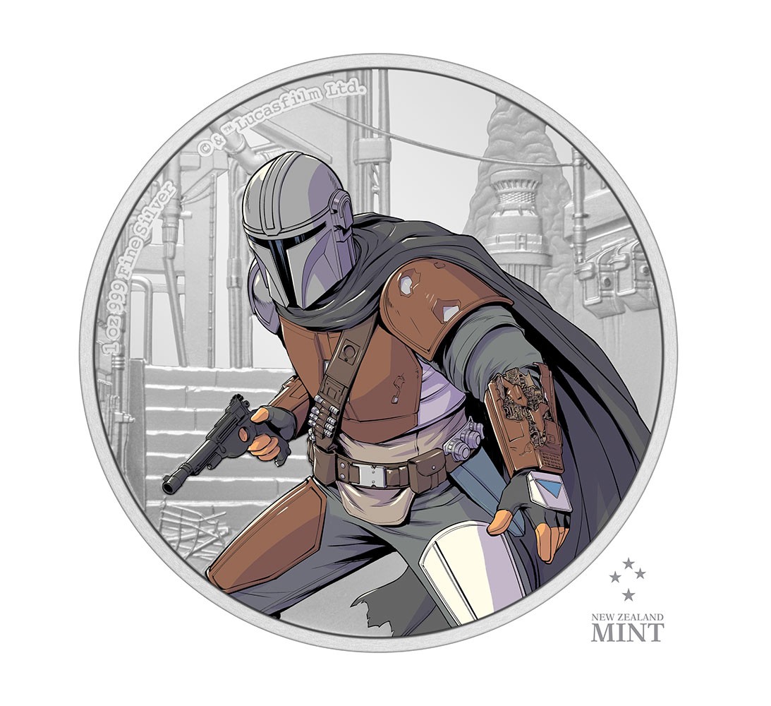 The Mandalorian 1oz Silver Coin