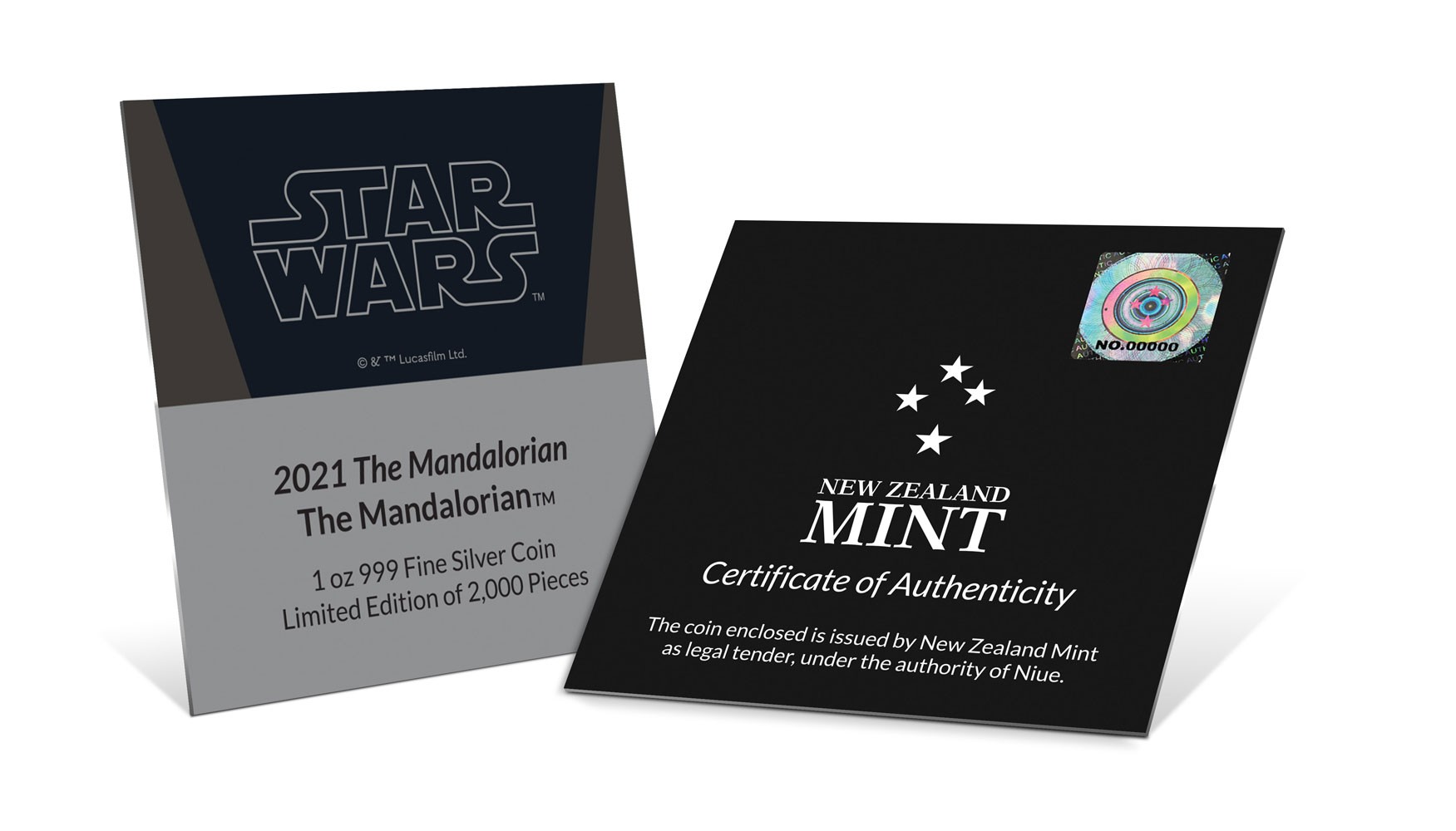 The Mandalorian 1oz Silver Coin