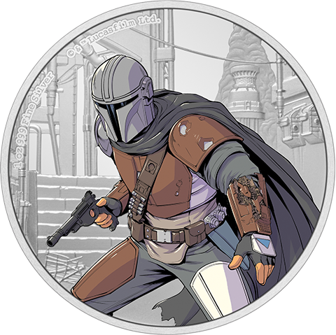 The Mandalorian 1oz Silver Coin