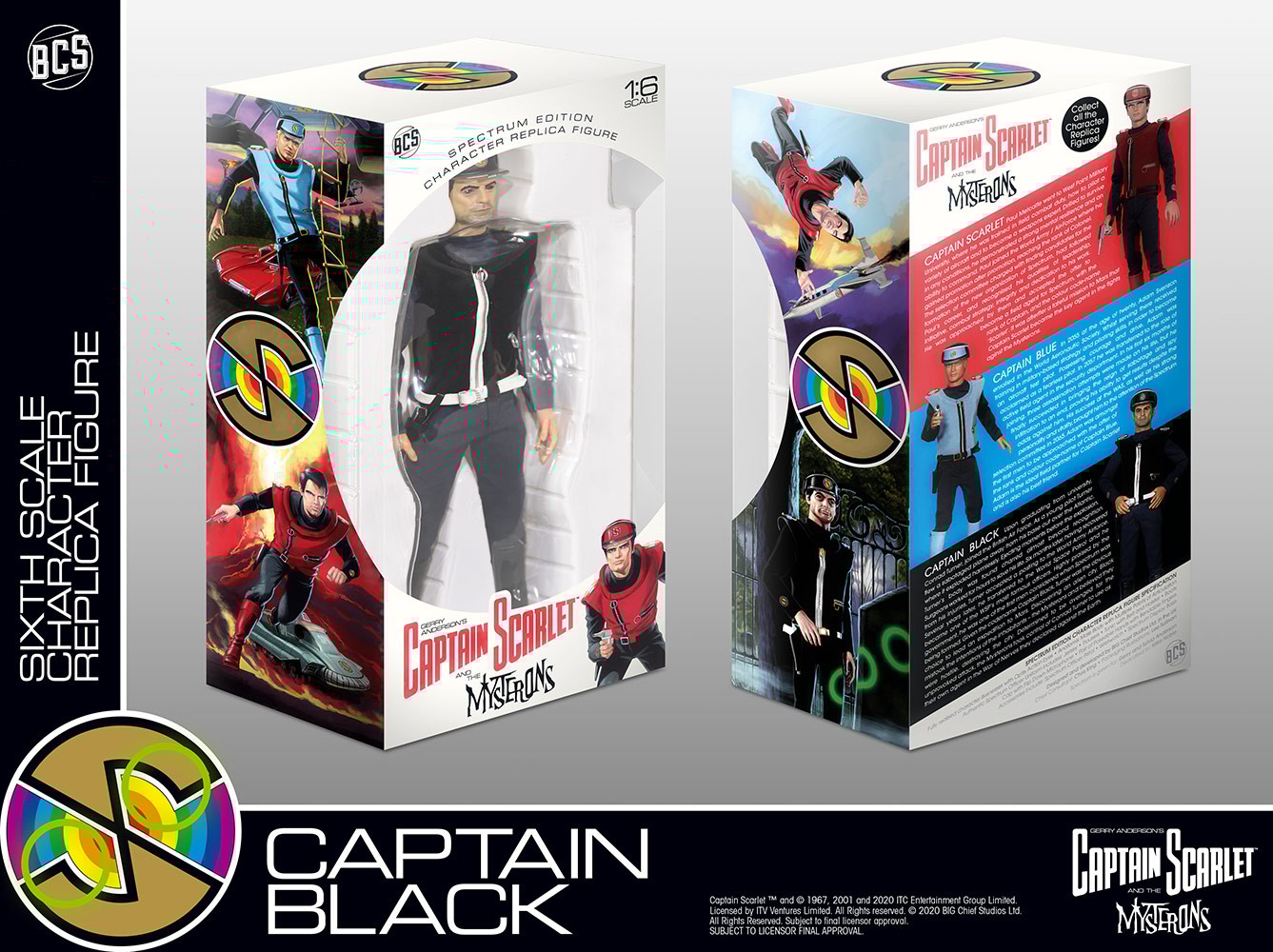 Captain Black Spectrum Edition Sixth Scale Figure by BIG Captain Black Spectrum Edition Sixth Scale Figure by BIG
