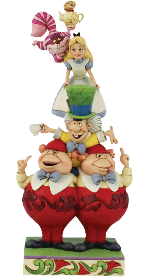 Alice in Wonderland Stacked Figurine by Enesco | Sideshow Collectibles