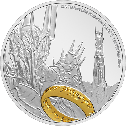Sauron Silver Coin View 8