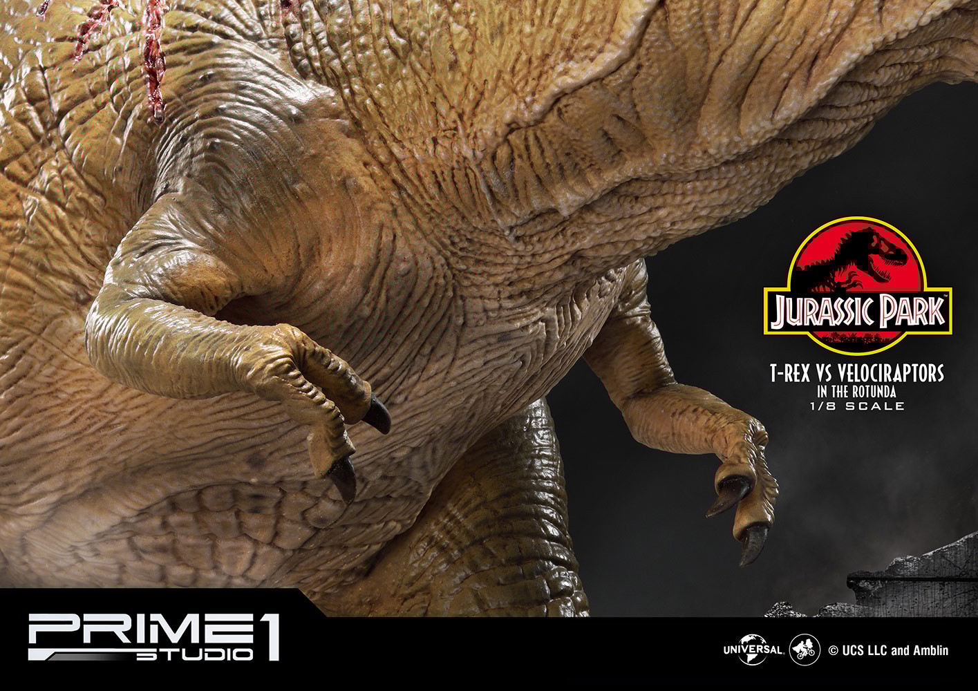 T-Rex Vs Velociraptors in the Rotunda