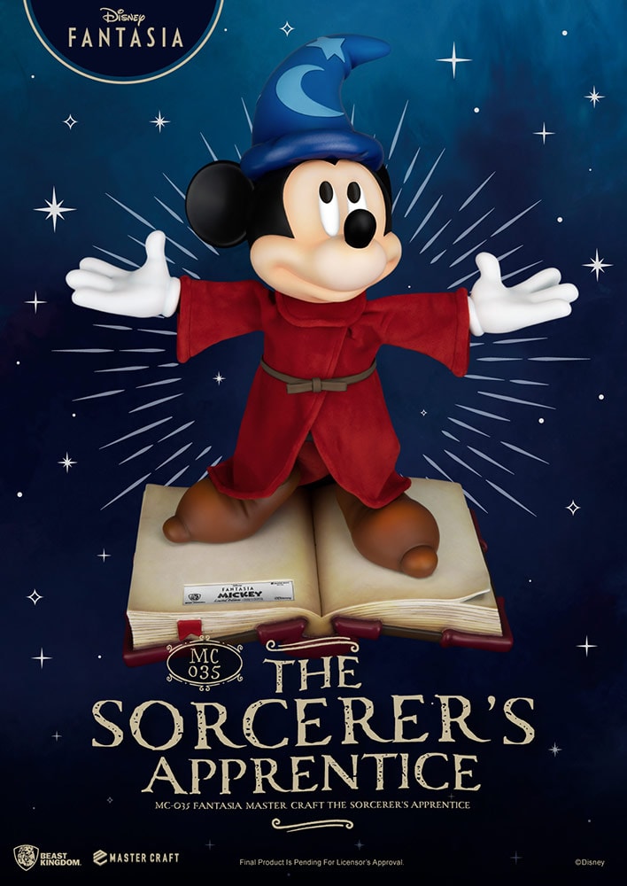 Disney The Sorcerer’s Apprentice Polystone Statue  (Prototype Shown) View 1
