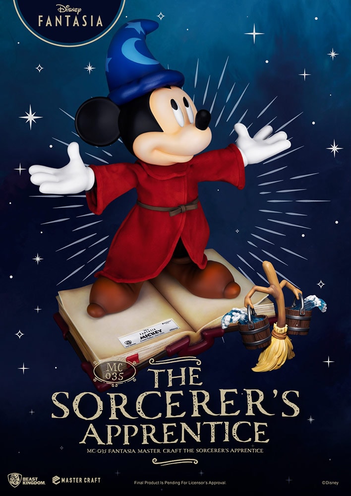 Disney The Sorcerer’s Apprentice Polystone Statue  (Prototype Shown) View 3