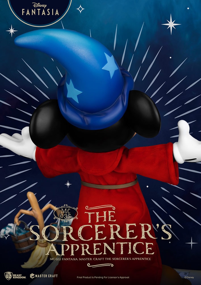Disney The Sorcerer’s Apprentice Polystone Statue  (Prototype Shown) View 6