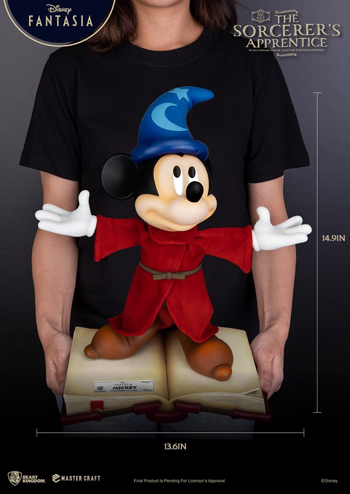 Disney The Sorcerer’s Apprentice Polystone Statue  (Prototype Shown) View 7
