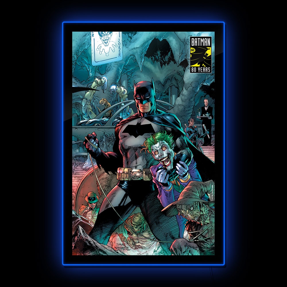 Batman 80 LED Poster Sign (Large)