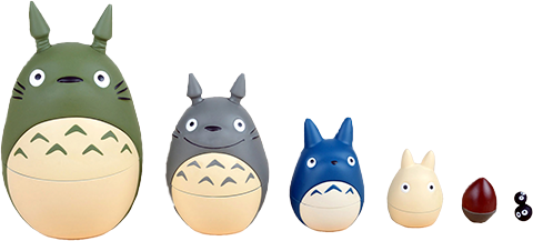  Ensky - My Neighbor Totoro - Totoro Nesting Dolls - Official  Studio Ghibli Merchandise : Toys & Games