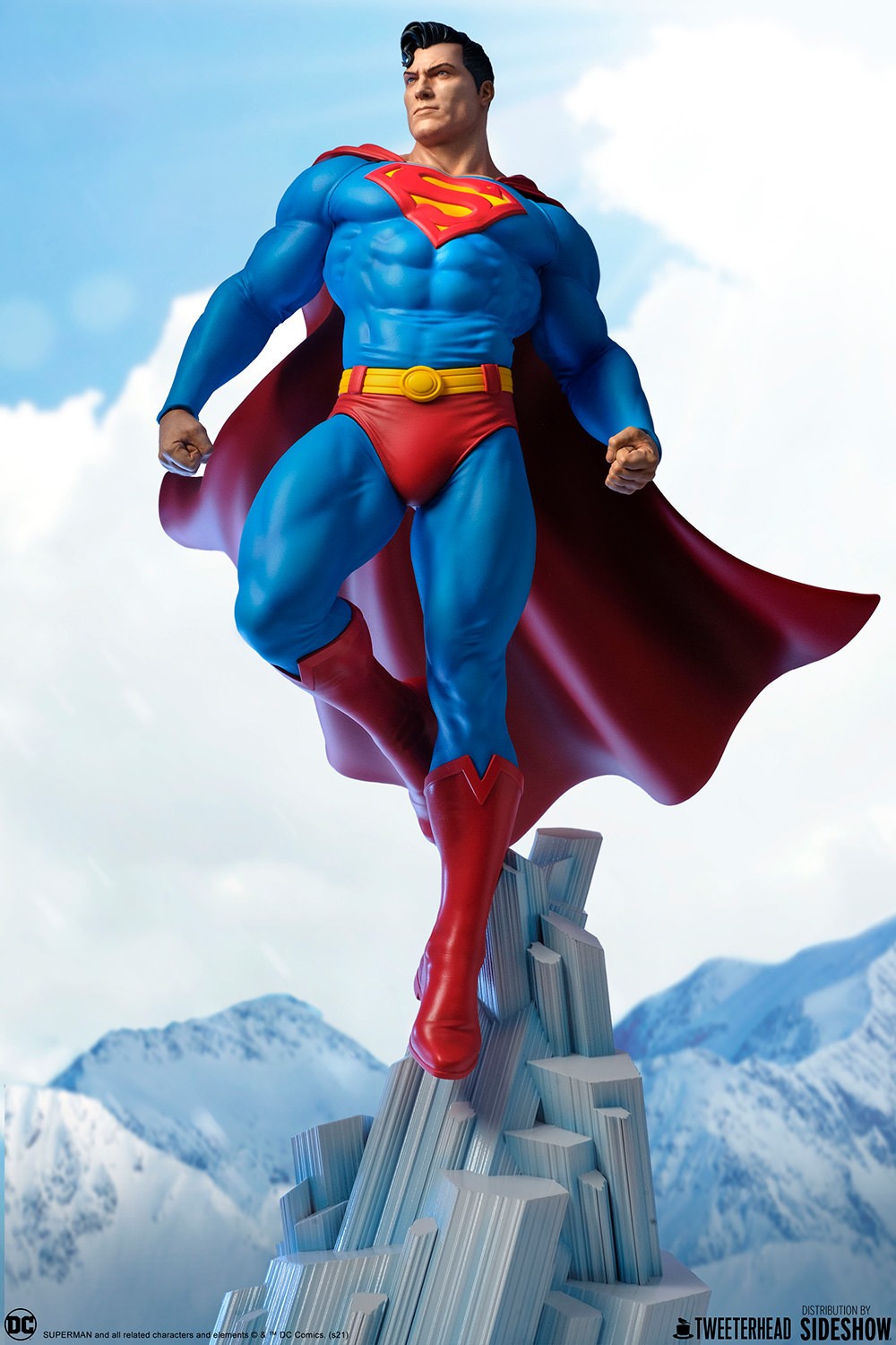 DC Comics Superman Maquette by Tweeterhead Sideshow Collectibles