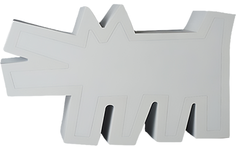 Medicom Keith Haring Barking Dog White Ver. Statue (white)