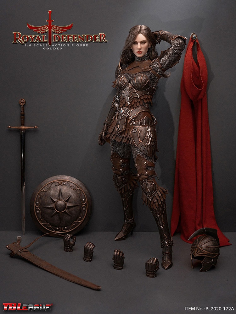 TBLeague PL2020-172 Royal Defender B Black Hair 1/6 Scale