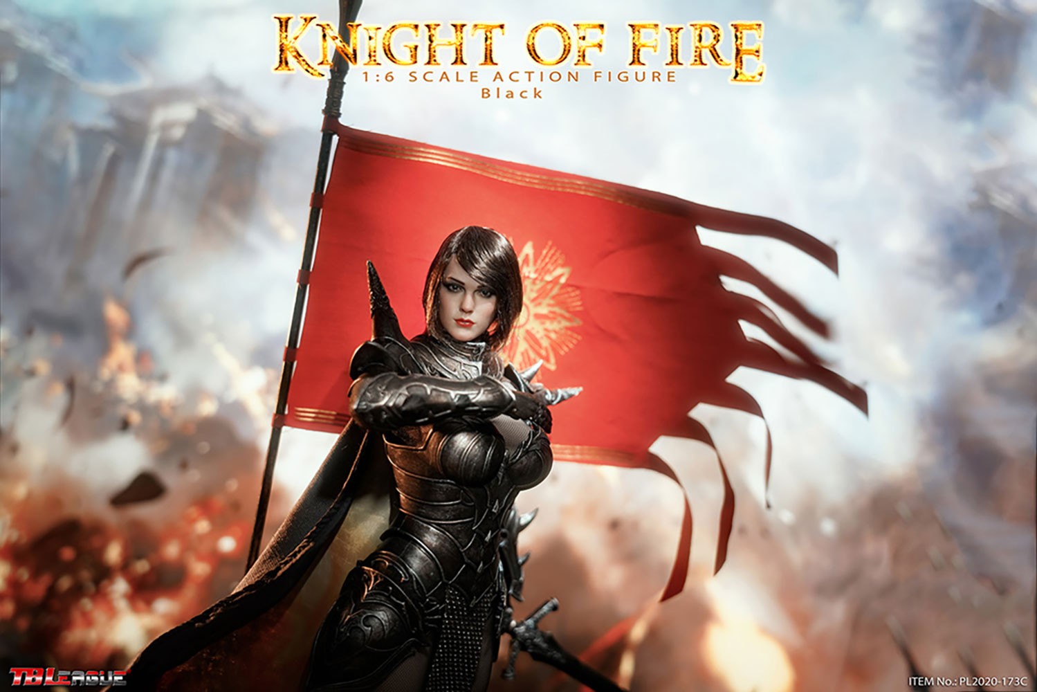 Knight of Fire (Silver) Sixth Scale Figure | Sideshow