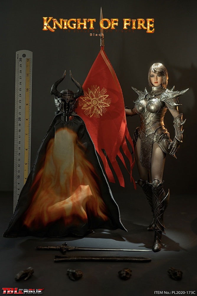 Knight of Fire (Silver) Sixth Scale Figure | Sideshow