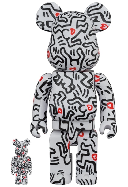 Be@rbrick Keith Haring #8 100% & 400% Collectible Set by Medicom 