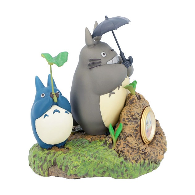 Studio Ghibli Totoro Dondoko Dance Desk Clock Office Supplies  (Prototype Shown) View 6