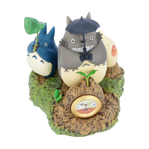 Studio Ghibli Totoro Dondoko Dance Desk Clock Office Supplies  (Prototype Shown) View 7