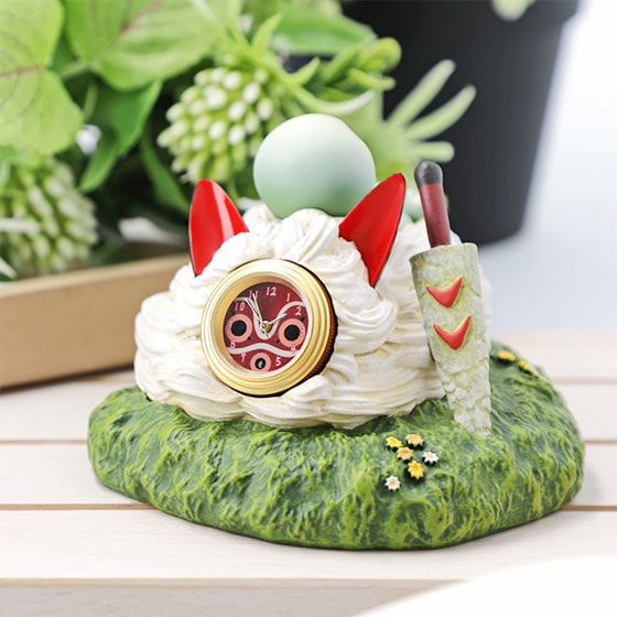 Studio Ghibli Upon San’s Mask Desk Clock Office Supplies  (Prototype Shown) View 1