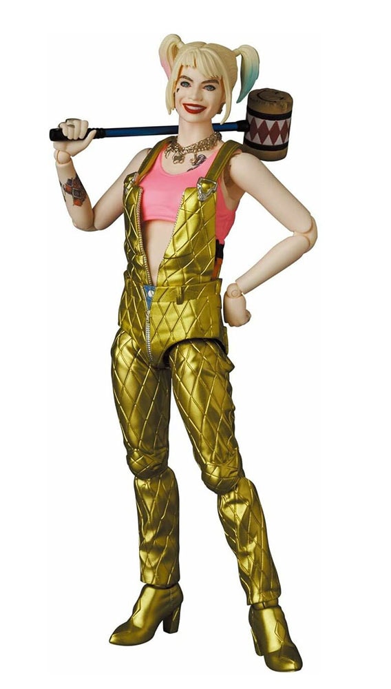 Harley quinn gold overalls top