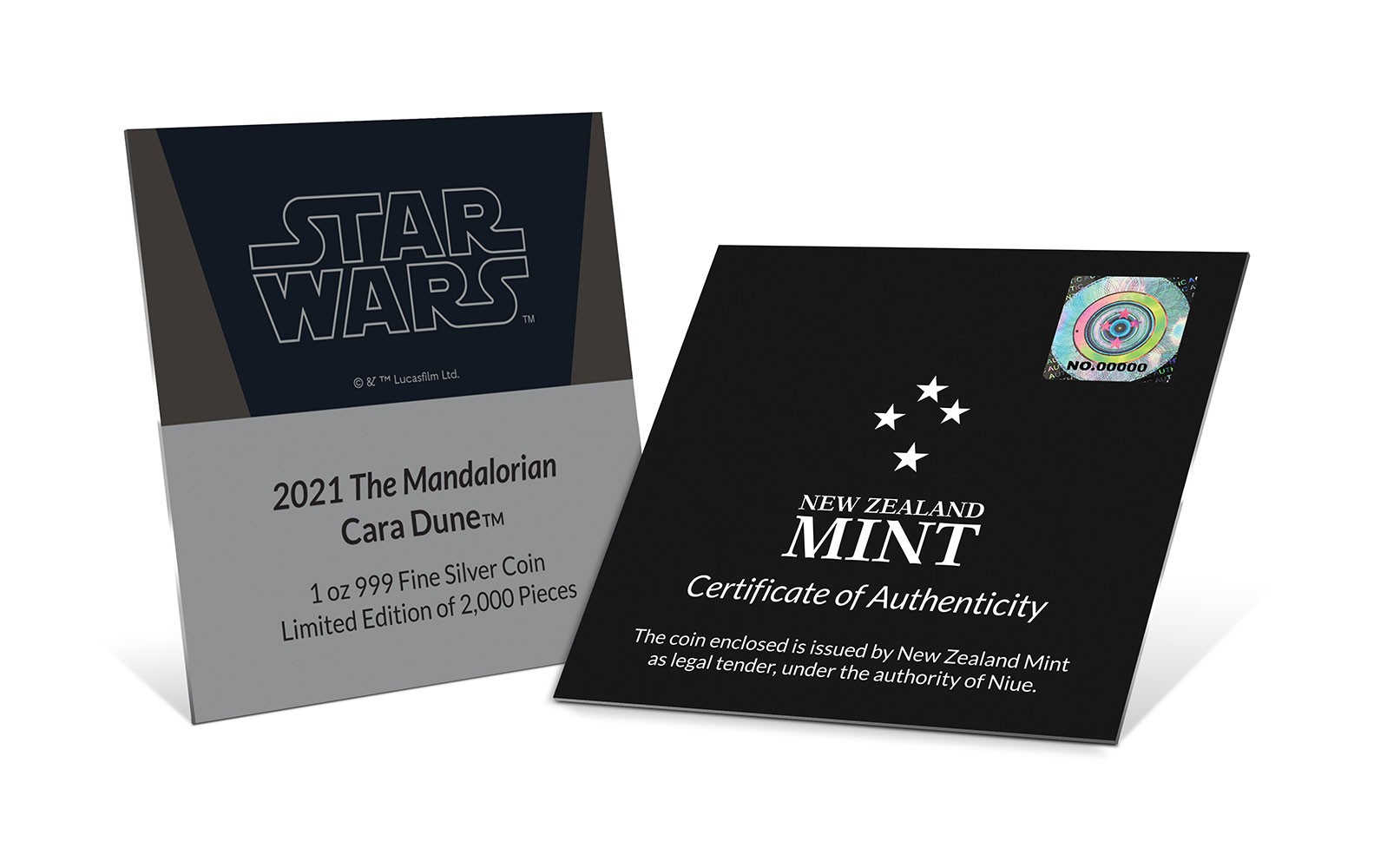 Star Wars Cara Dune 1oz Silver Coin Silver Collectible  (Prototype Shown) View 8