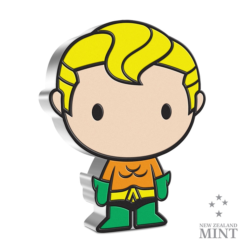 Aquaman 1oz Silver Coin View 1