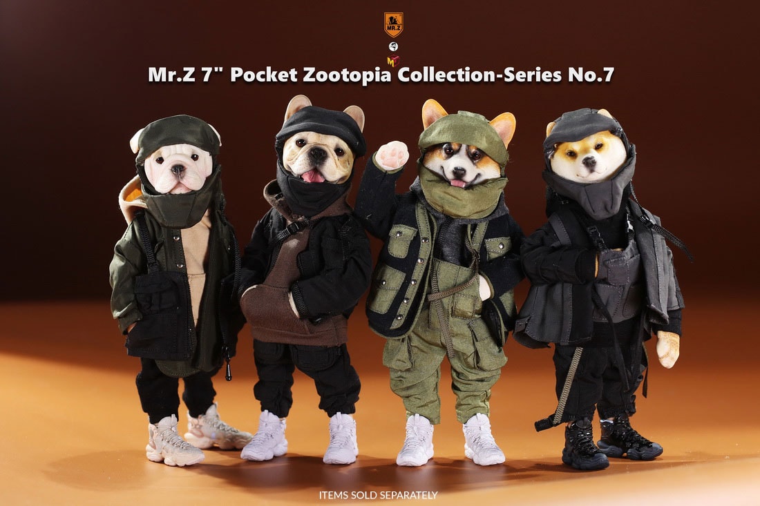 Mr. Z pocket zootopia 4種 まとめ売り ミリタリー