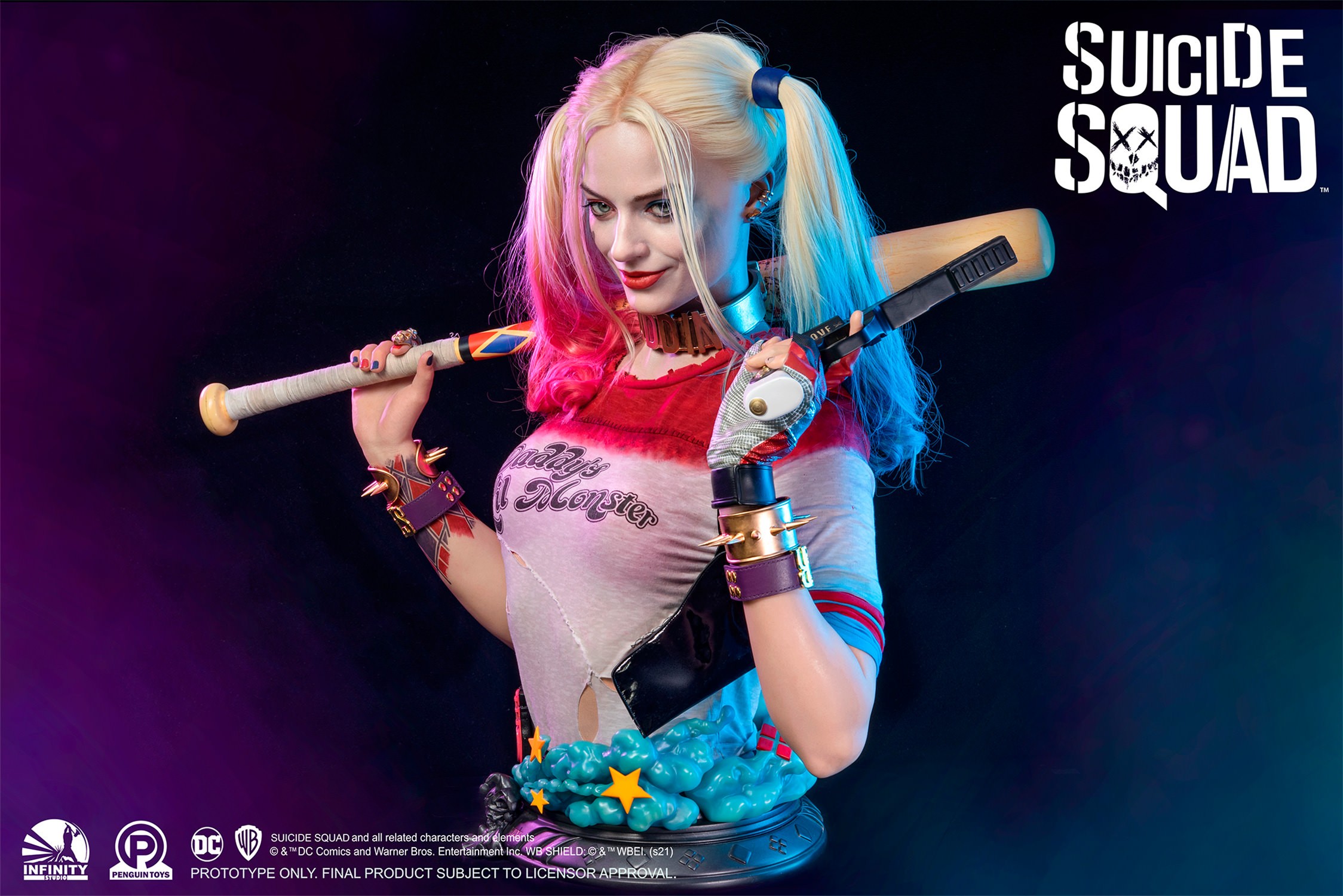 DC Comics Harley Quinn Life-Size Bust  (Prototype Shown) View 6
