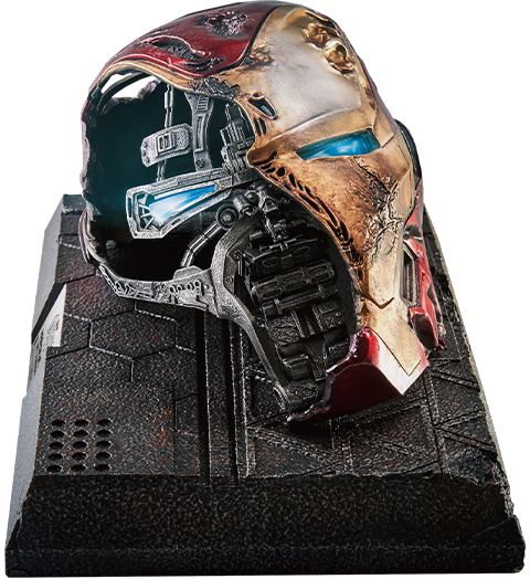 Iron Man Mark 50 Battle Damaged Helmet