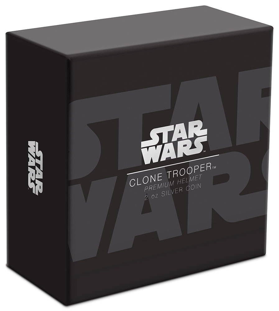Clone Trooper Helmet 2oz Silver Coin