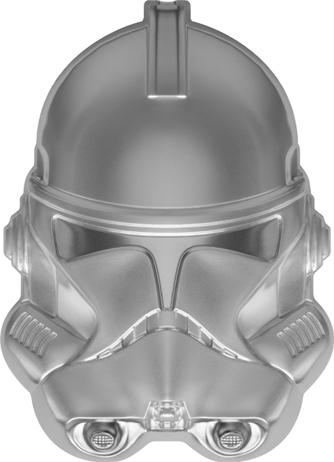 Clone Trooper Helmet 2oz Silver Coin