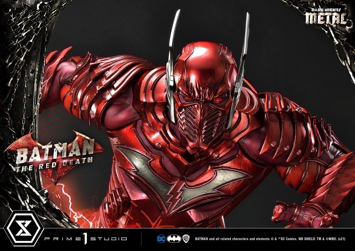 Red death batman store statue