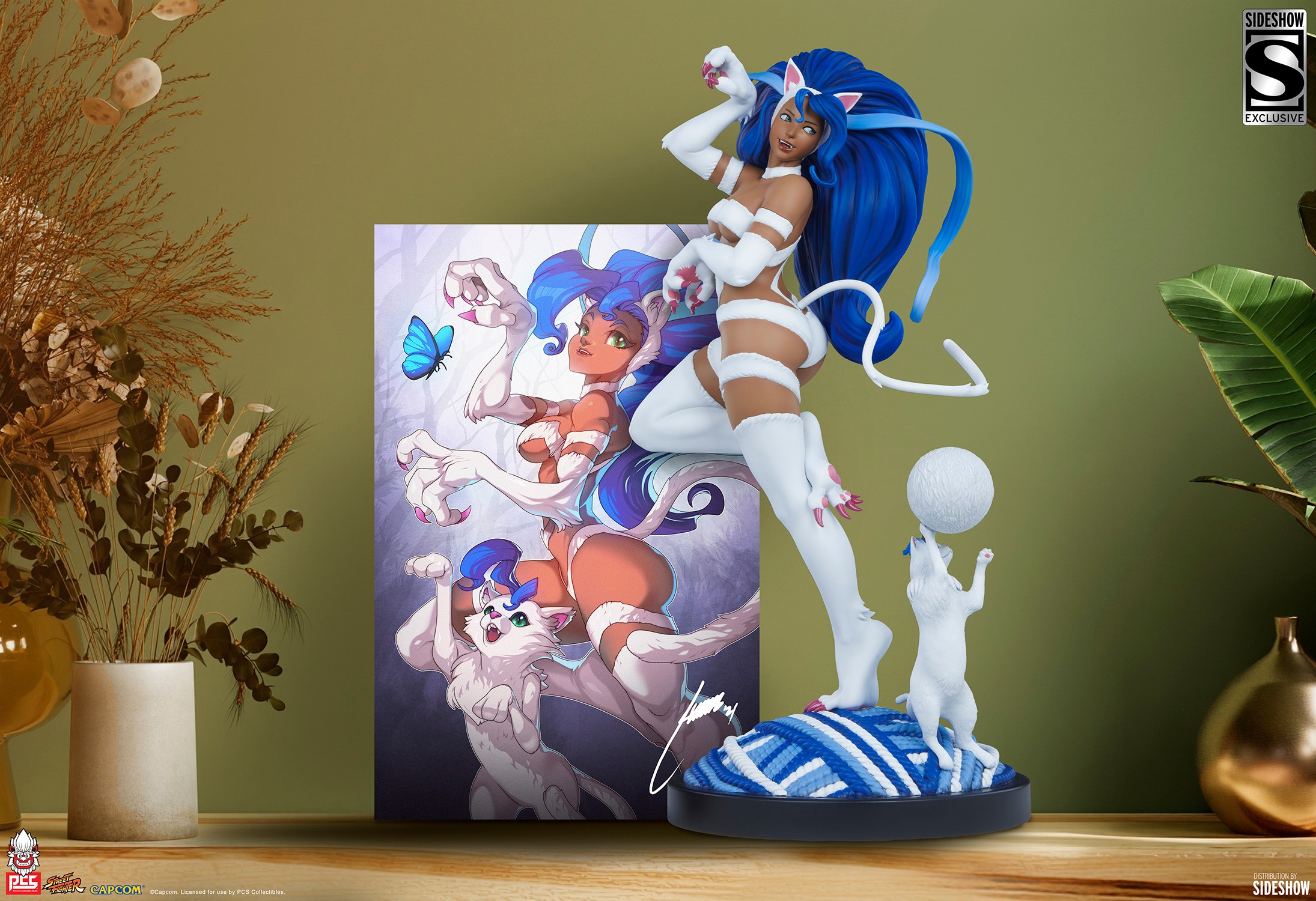 Street Fighter Menat as Felicia Statues  Exclusive Edition (Prototype Shown) View 1