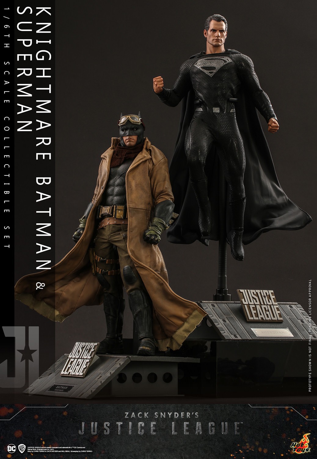 Knightmare Batman and Superman Sixth Scale Collectible Set by Hot