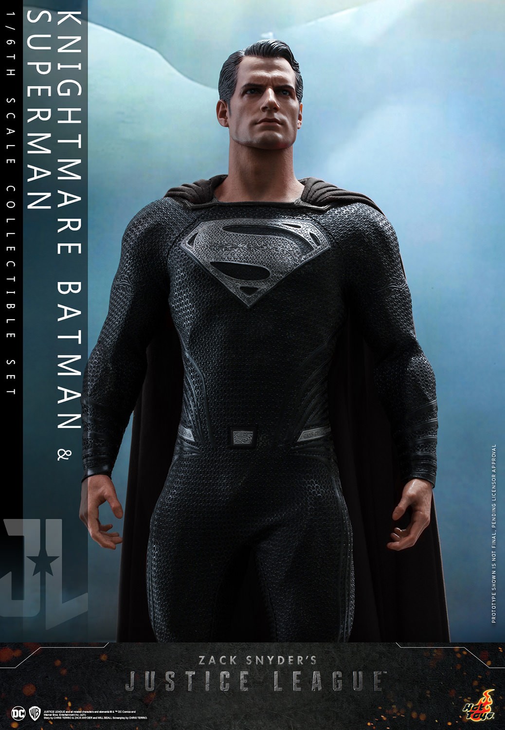 Hot toys superman sale black suit