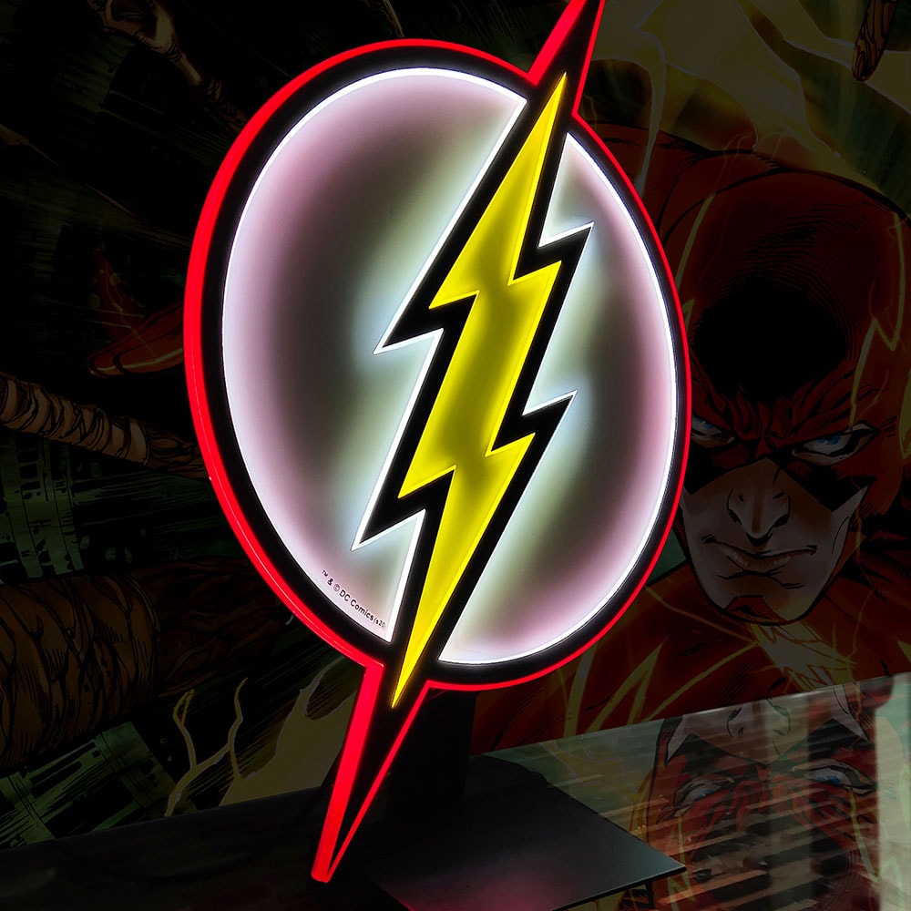 DC Comics The Flash LED Logo Light (Regular) Wall Light  View 3