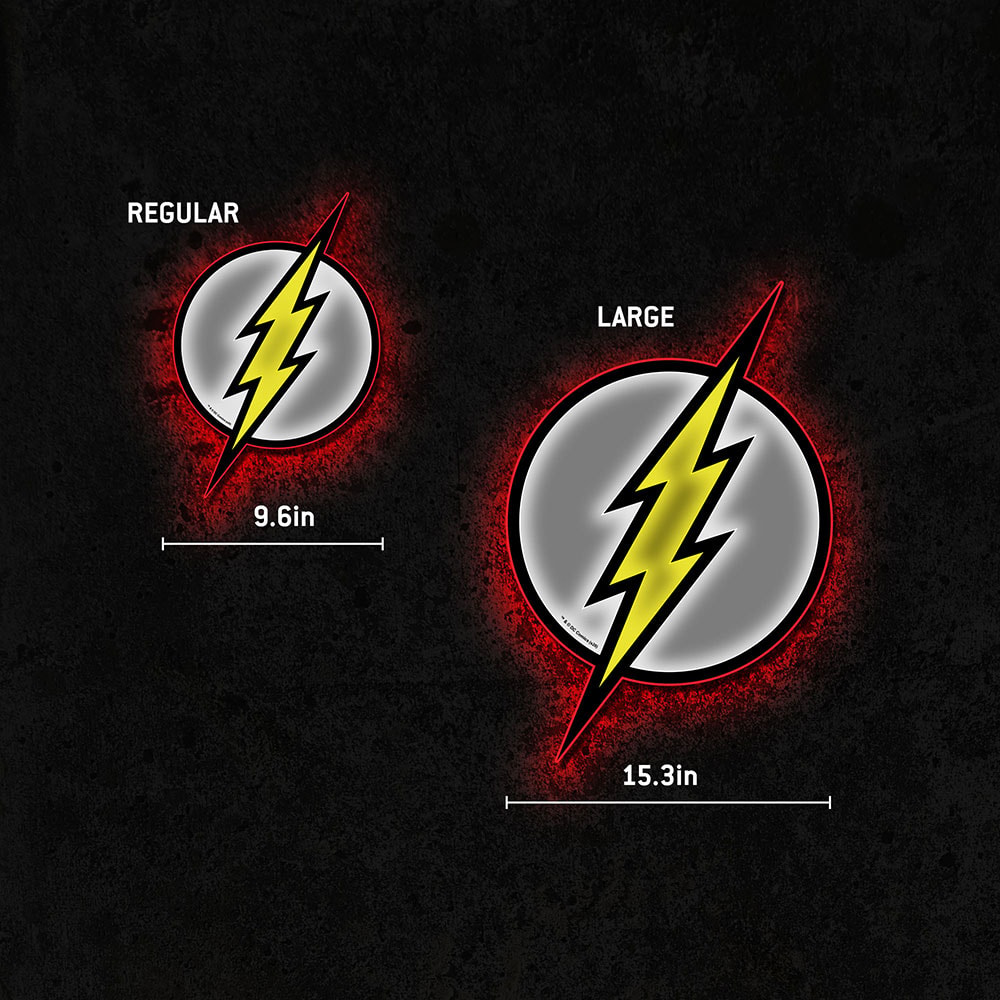 DC Comics The Flash LED Logo Light (Regular) Wall Light  View 9